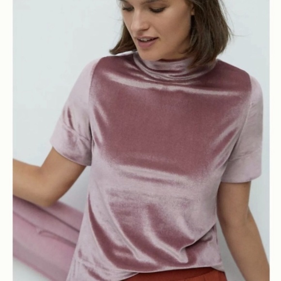 ANTHROPOLOGIE Krisha Velvet Top - Picture 2 of 16